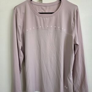 Under Armour Light Pink Long Sleeve Shirt